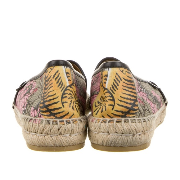 Gucci Bengal Print Coated Canvas Espadrilles - Picture 4 of 6